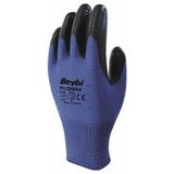 Beybi Nitril Poly Pnzebra 9 Beden Mavi Siyah İş Eldiveni En388 3131X (12 Li Paket) - Yok