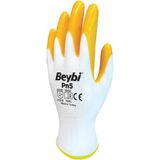 Beybi Nitril Sarı İş Eldiveni No:10 12'li Paket - Sarı - Beyaz - PN5