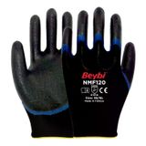 Beybi NMF120 No: 10-XL Koli 144 Çift Mikro Köpük Nitril Kaplı Polyester Örgü Eldiven