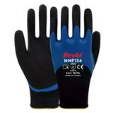 Beybi NMF134 No 9 100 Çift Mikro Köpük Nitril Kaplı Polyester Örgü Eldiven