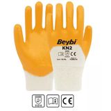 Beybi Pamuk Tam Kaplı İş Eldiveni Sarı Kn2 No:10 / Xl