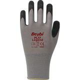 Beybi Pl-17 Legend Polyester Örgü Camcı Eldiveni (1 Paket: 12 Çift) - Siyah - 10