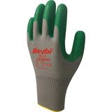 Beybi Pl-17 Legend Yeşil Polyester Astarlı Crinkle Lateks Kaplı İş Eldiveni No:9 Large 12 Çift