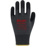 Beybi PL17 Flex Likralı Siyah Örme Lateks İş Eldiveni NO: 10 48 Çift - Renkli - XL