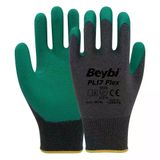 Beybi PL17 Flex No: 10 Koli 288 Çift Yeşil Lateks Kaplı İş Eldiveni