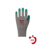 Beybi PL17 Legend Yeşil 10 Beden 12 Çift Polyester Örme Lateks İş Eldiveni