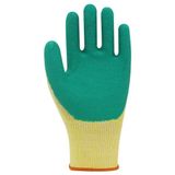 Beybi PL550 Polyester Örme Lateks Eldiven (1 Paket-12 Çift) - Yeşil - 9