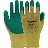 Beybi Pl550 Polyester Örme Lateks Eldiven Yeşil
