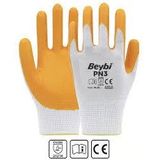 Beybi Pn3 10/Xl Sarı Beyaz İş Eldiveni