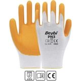 Beybi Pn3 Iş Eldiveni 288 Çift - 10 - Sarı - Beyaz