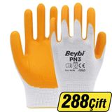 Beybi PN3 Nitril Eldiven Sarı No:10 - 288 Paket - Koliyle Al Kazan