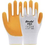 Beybi PN3 Nitril Sarı 12 Çift 9 Beden İş Eldiven