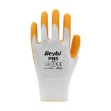 Beybi Pn5 İş Eldiveni 5 Çift - 10 - Sarı - Beyaz