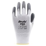 Beybi PN5 Polyester Örme Nitril Eldiven NO: 9 - Çift - Kırmızı\Siyah