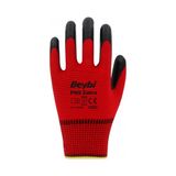 Beybi Pn5-Zebra Kırmızı Nitril Iş Eldiveni