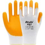 Beybi PN7 EL-K7 Nitril Sarı İş Eldiveni NO: 9 48 Çift - Renkli