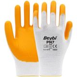 Beybi Pn7 Nitril Sarı Iş Eldiveni 10 Beden - 12 Çift - XL