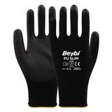 Beybi PU SLIM No:8 Koli Poliüretan Kaplı Polyester Örme Eldiven