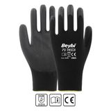 Beybi Pu Touch Aşınma ve Kesilmeye Dirençli Eldiven - Renkli - XL