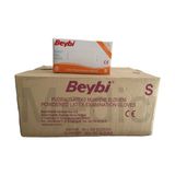 Beybi Pudralı Lateks Eldiven (Small) 100'LÜ Paket - Beyaz