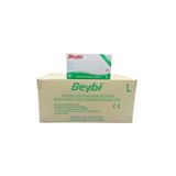 Beybi Pudralı Lateks L Beden Muayene Eldiveni 20 Paket (Koli)