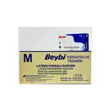 Beybi Pudralı Lateks Muayene Eldiveni (M) 20 Paket