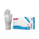 Beybi Pudralı Lateks Muayene Eldiveni Medium 5 x 100 Adet