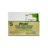 Beybi Pudralı Lateks Muayene Eldiveni (S) 20 Paket