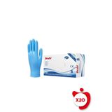 Beybi Pudrasız Nitril Muayene Eldiveni S Beden Mavi 100'lü 20 Paket