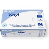Beybi Pudrasız Vinil Eldiven M Beden - Beyaz