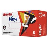 Beybi Pudrasız Vinil Eldiven S Beden Beyaz 100'lü
