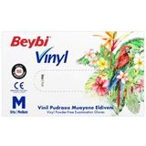 Beybi Vinil Beyaz 100'lü Medium Muayene Eldiven