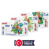 Beybi Vinil Pudrasız (Şeffaf) Muayene Eldiveni 100'lük Kutu - M - Koli (20 Kutu)