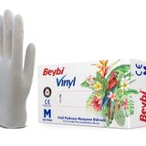 BEYBİ VINYL (VİNİL) ELDİVEN (TEMİZLİK, GIDA, KUAFÖR, BAHÇE, İŞ ELDİVENİ) (LARGE (BÜYÜK))