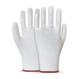 Beybi Yıkanabilir Koruyucu Örme Polyester Eldiven Beyaz No: 10 - 5 Çift - XL