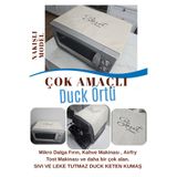 BeybiNest Çok Amaçlı Duck Kumaş Örtü Fırın Mikrodalga Airfry Kahve Makinası Örtüsü