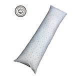 BeybiNest Hamile Destek Yastığı 120x40 Cm %100 Organik Pamuklu Kumaş Fermuarlı Astarlı Yıldız Mod