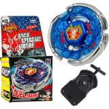 Beyblade BB28 Beyblade Metal Fusıon Storm Pegasus 158-30S - (ClearEyelets)Black-RadiantOrchid