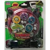 Beyblade Metal Fushion Tornado Clash 5D Arenali 4 'Lu Oyuncak Seti