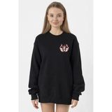 Beyblade Pegasus Minimalist Siyah Kadın 2İp Sweatshirt