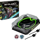 BEYBLADE X Xtreme Savaş Seti, Beystadium Arenalı X-Celerator Rail, 2 Sağ Dönen Top Oyuncak, 2 Fırlatıcı, Erkek ve Kız Oyuncakları, 8+