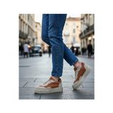 Beybun Boutique Ba0802 Boa Taba Süet Yüksek Taban Erkek Günlük Ayakkabı