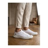 beybunn BA0248 BOA Beyaz Esnek Bağcıklı Ultra Hafif Nefes Alan Sneaker Ayakkabı BA0248-BEYAZ