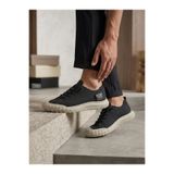 beybunn BA0248 BOA Siyah Bej Taban Esnek Bağcıklı Ultra Hafif Nefes Alan Sneaker Ayakkabı BA0248-SİYAHBEJ