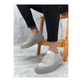 beybunn BA500 BOA Özel Termo Taban Gri Casual Erkek Ayakkabı BA0500-GRİ