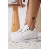 beybunn Beyaz Kadın Gizli Topuklu Sneaker TR04MS01B