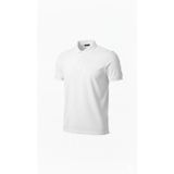 beybunn Erkek Pike Kumaş Düğmeli Yaka Regular Fit Günlük Kısa kol Tişört T-shirt - Beyaz