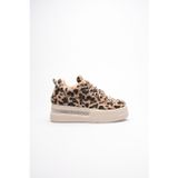 beybunn Kadın Leopar Desenli Gizli Topuklu Sneaker TR04MS01E