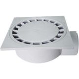 Beyco Çamur Kovalı Yer Süzgeci 25 x 25 cm - Ø 100 Lük Yandan Çıkış Yer Sifonu