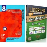 Beyin Takımı Yayınları 8. Sınıf Fen Bilimleri Mantık Muhakeme Serisi ve Liderler Karması 8 Yayın 16 Deneme Seti 2 Kitap